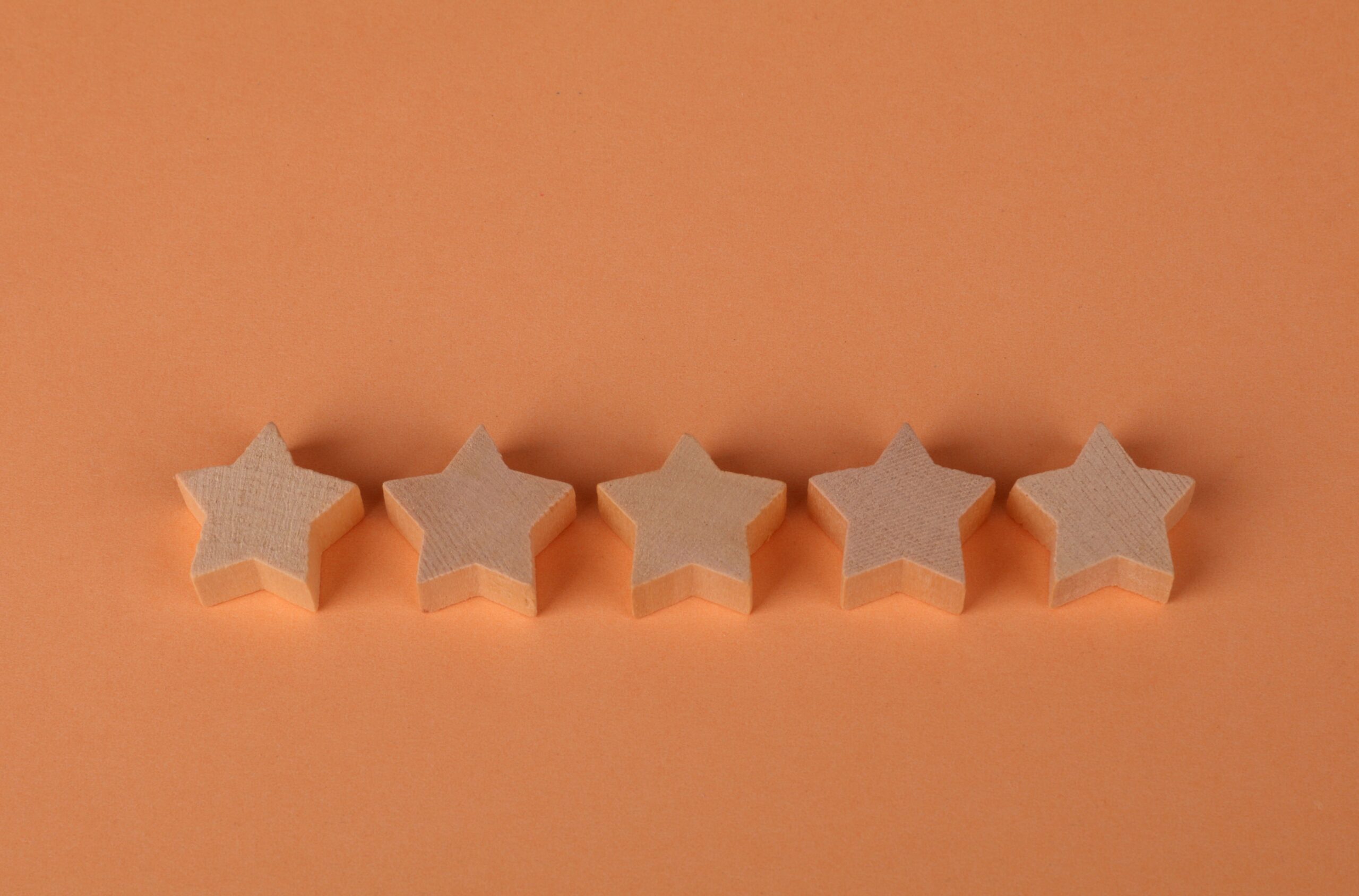 Estrellas de valoración de reseñas de Google en Vigo