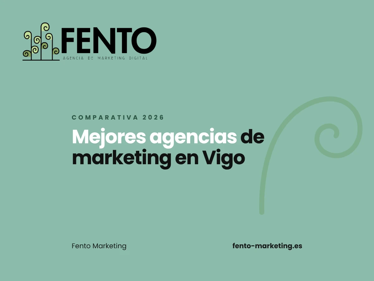 Portada del artículo «Mejores agencias de marketing digital en Vigo: guía comparativa 2026» de Fento Marketing