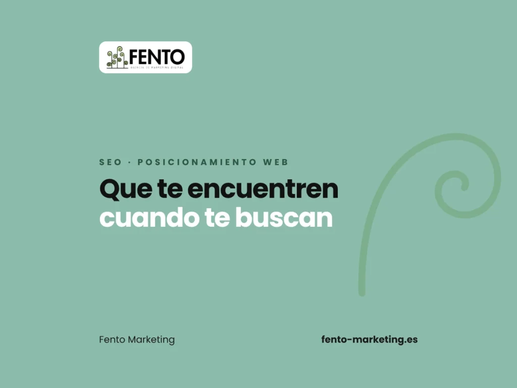 Posicionamiento web y SEO local en Vigo – Fento Marketing